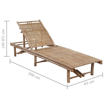 Modern Garden Sun Lounger with Cushion Indoor Outdoor Use Summer 