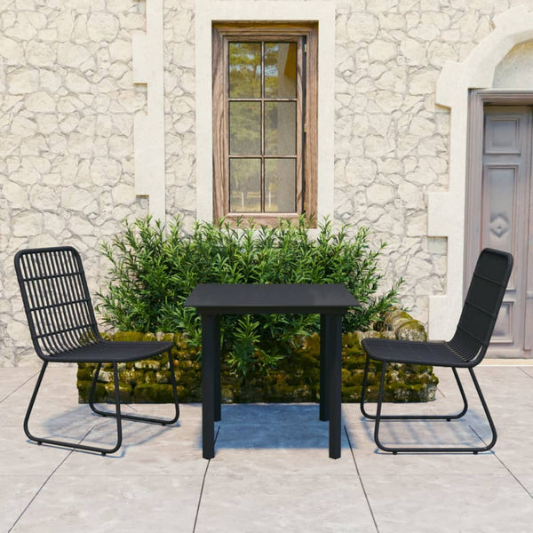  Minimalist 3 Piece Outdoor Dining Set Living Space Upgrade Essentials