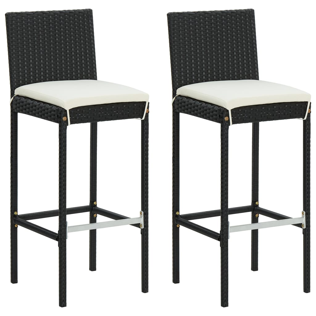 Functional 3 Piece Garden Bar Set Indoor Outdoor Use Urban Style 