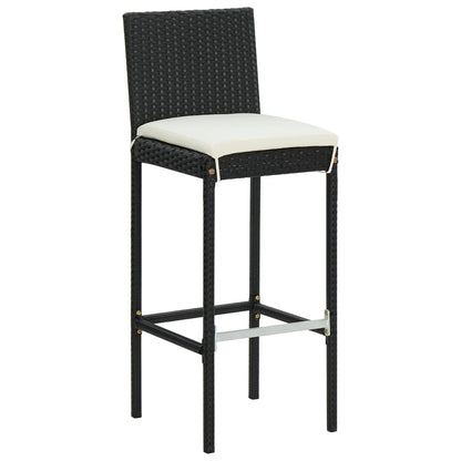 Functional 3 Piece Garden Bar Set Indoor Outdoor Use Urban Style 