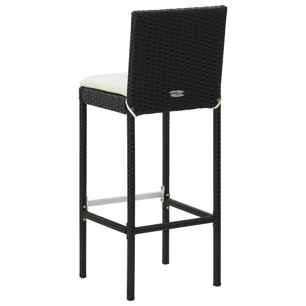 Functional 3 Piece Garden Bar Set Indoor Outdoor Use Urban Style 