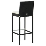 Functional 3 Piece Garden Bar Set Indoor Outdoor Use Urban Style