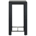 Modern 3 Piece Outdoor Bar Set Home Decor Accent Garden Leisure