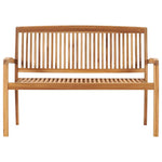 Premium Stacking Garden Bench with Cushion Living Space Upgrade Summer