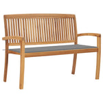 Contemporary Stacking Garden Bench with Cushion Home Use Home Comfort