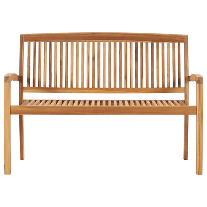 Contemporary Stacking Garden Bench with Cushion Home Use Home Comfort 