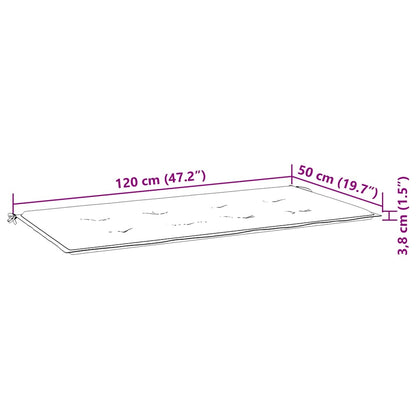 Contemporary Stacking Garden Bench with Cushion Home Use Home Comfort 