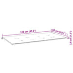 Contemporary Stacking Garden Bench with Cushion Home Use Home Comfort