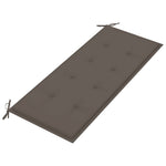 Minimalist Stacking Garden Bench with Cushion Lounge Area Modern Living