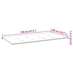 Minimalist Stacking Garden Bench with Cushion Lounge Area Modern Living
