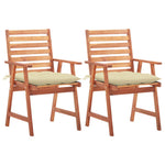 Minimalist Outdoor Dining Chairs 2 pcs Daily Living Essential Patio Relax