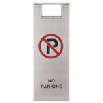 Folding No Parking Sign Stainless Steel | HomeAndLiving