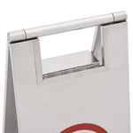 Folding No Parking Sign Stainless Steel | HomeAndLiving
