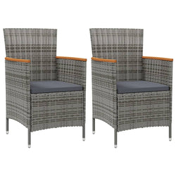 Minimalist Garden Dining Chairs 2 pcs Daily Living Essential Urban Style 