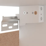 4-Piece Kitchen Cabinet Set White Engineered Wood | HomeAndLiving