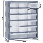 18-Drawer Parts Organiser Storage Cabinet | HomeAndLiving