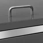 Double Wheelie Bin Shed Stainless Steel | HomeAndLiving