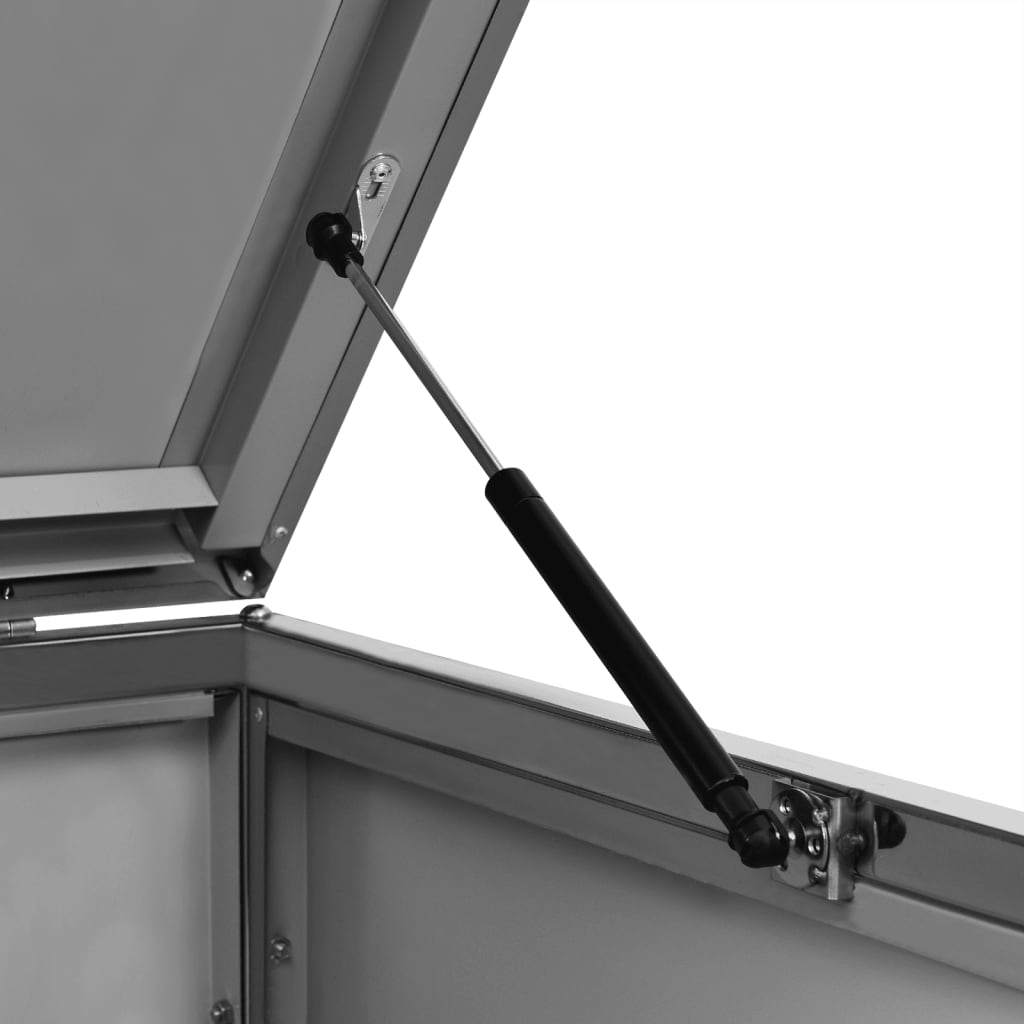 Triple Wheelie Bin Shed Steel Lockable | HomeAndLiving