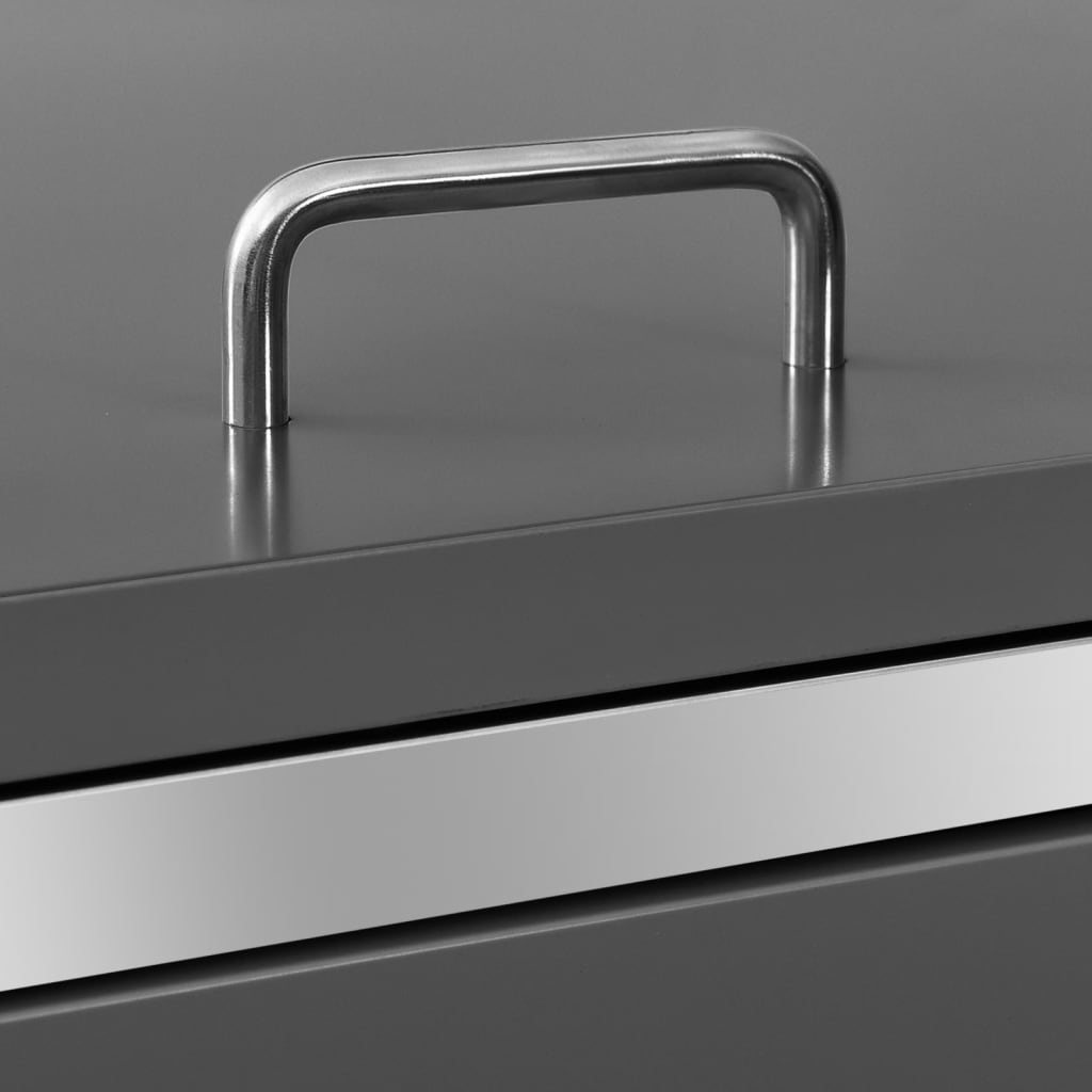 Triple Wheelie Bin Shed Steel Lockable | HomeAndLiving