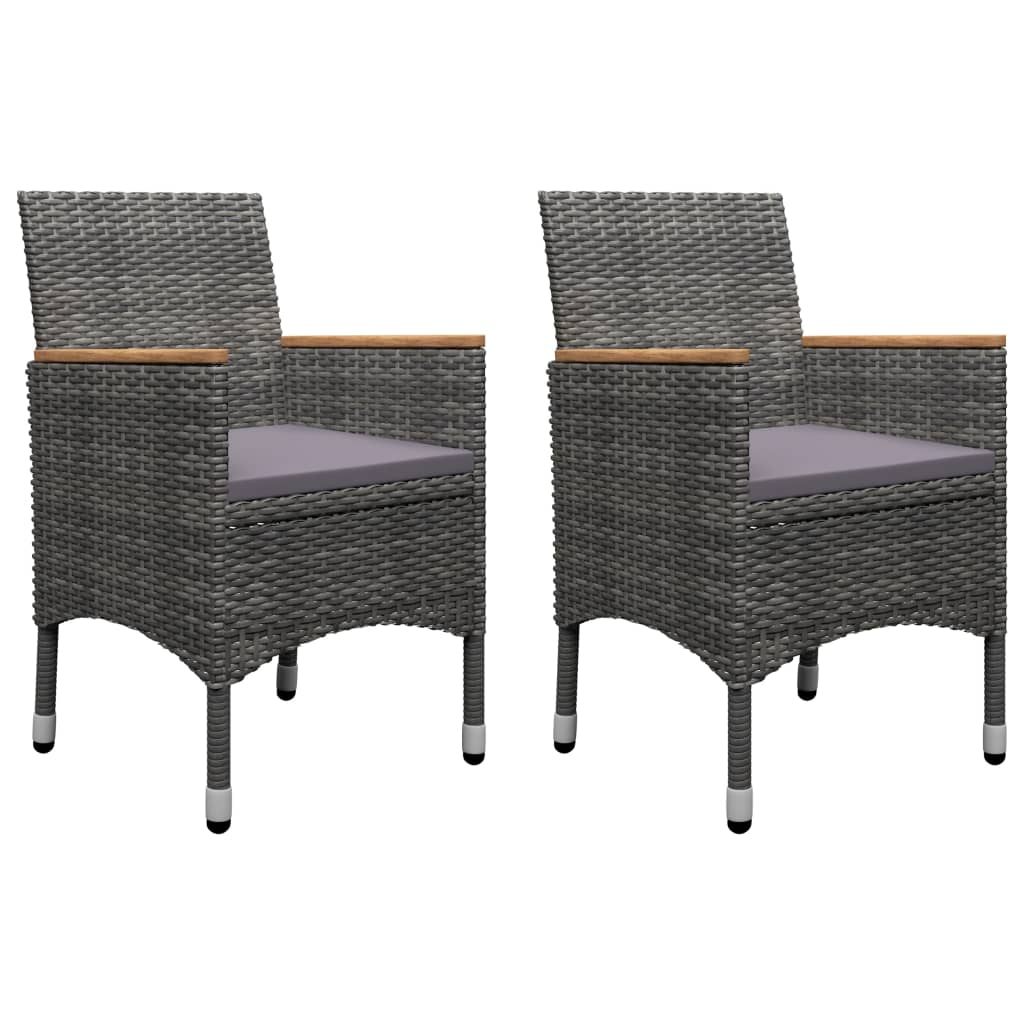 Elegant 3 Piece Garden Dining Set Relaxing Seating Outdoor Living 