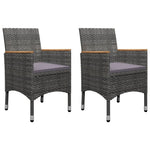Elegant 3 Piece Garden Dining Set Relaxing Seating Outdoor Living