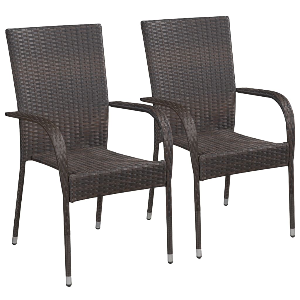 Space Saving 3 Piece Garden Dining Set Indoor Outdoor Use Essentials 