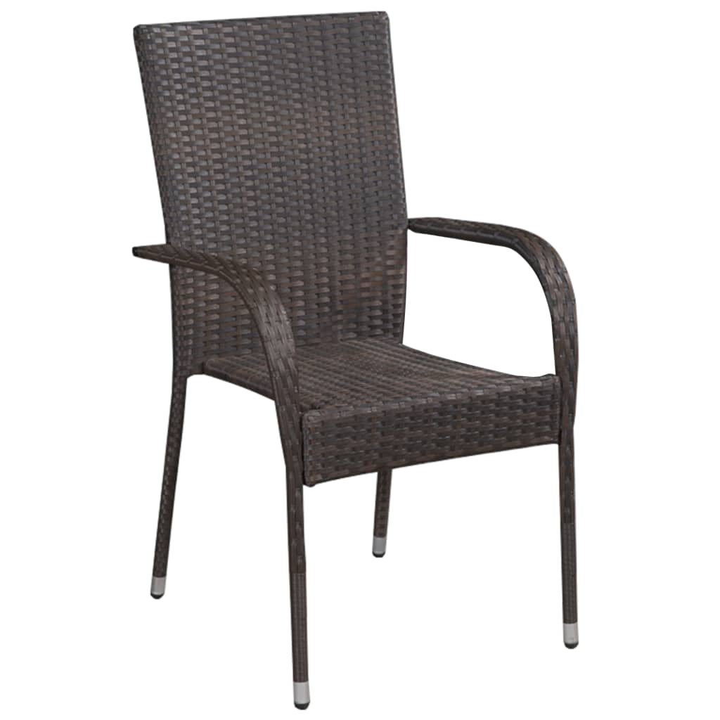 Space Saving 3 Piece Garden Dining Set Indoor Outdoor Use Essentials 