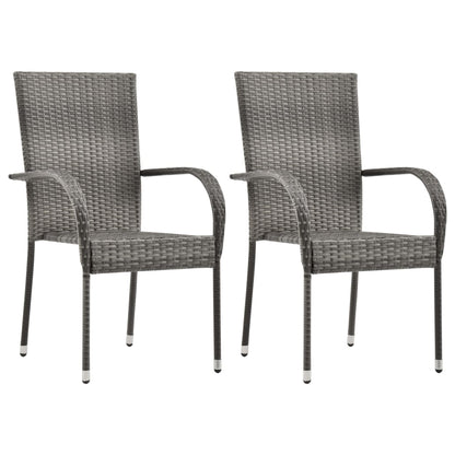 Space Saving 3 Piece Garden Dining Set Relaxing Seating Essentials 