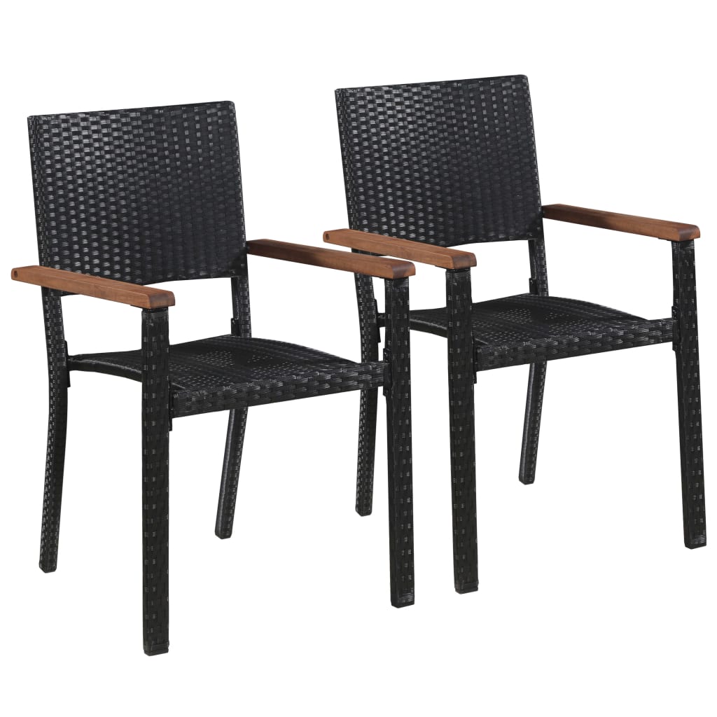 Modern 3 Piece Garden Dining Set Relaxing Seating Garden Leisure 
