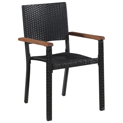 Modern 3 Piece Garden Dining Set Relaxing Seating Garden Leisure 