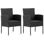 Minimalist 3 Piece Garden Dining Set Home Use Modern Living