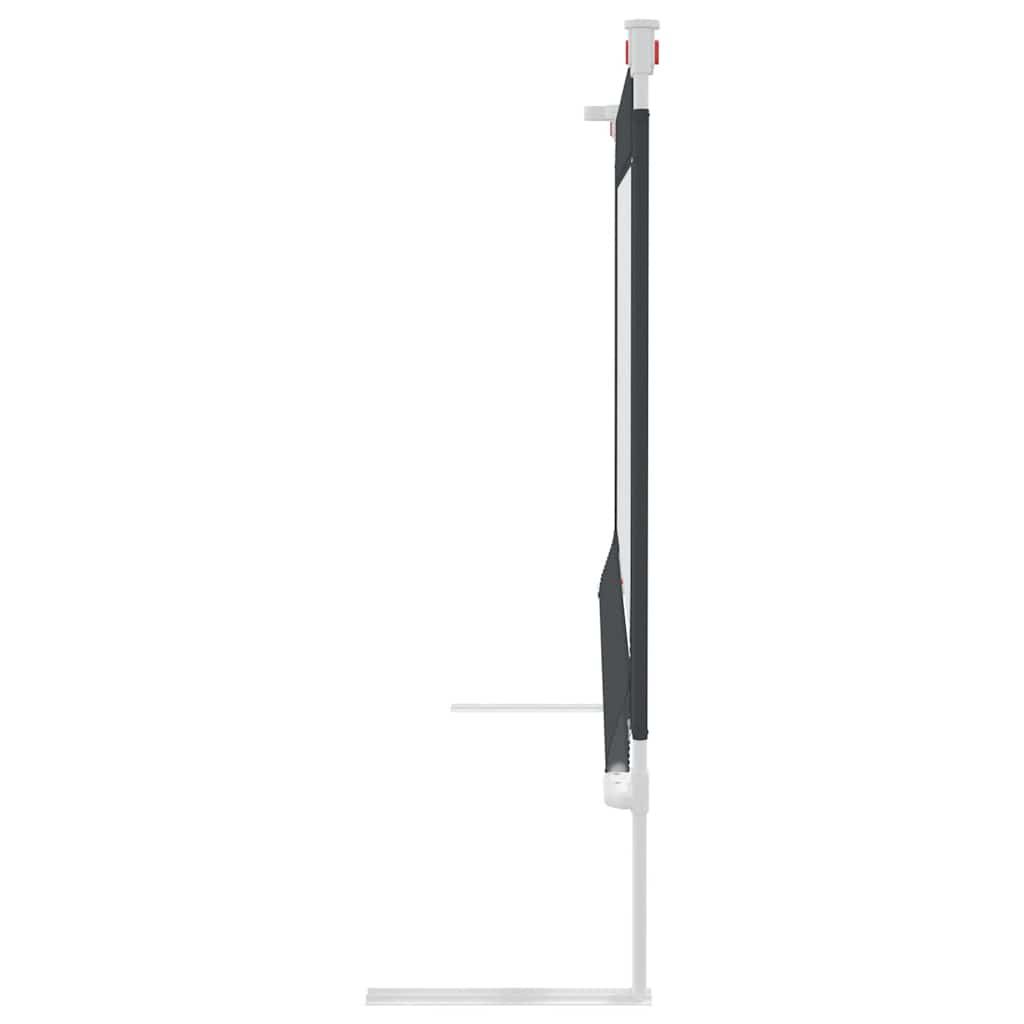 Toddler Safety Bed Rail Dark Grey Fabric - 200×25cm
