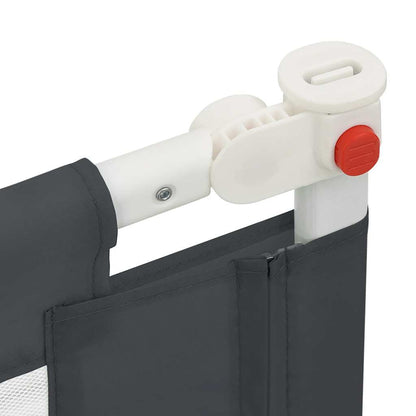 Toddler Safety Bed Rail Dark Grey Fabric - 200×25cm