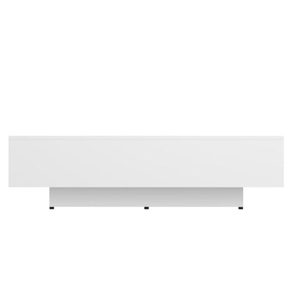 Coffee Table White Engineered Wood