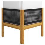 Minimalist 2 seater Garden Bench with Relaxing Seating Modern Living