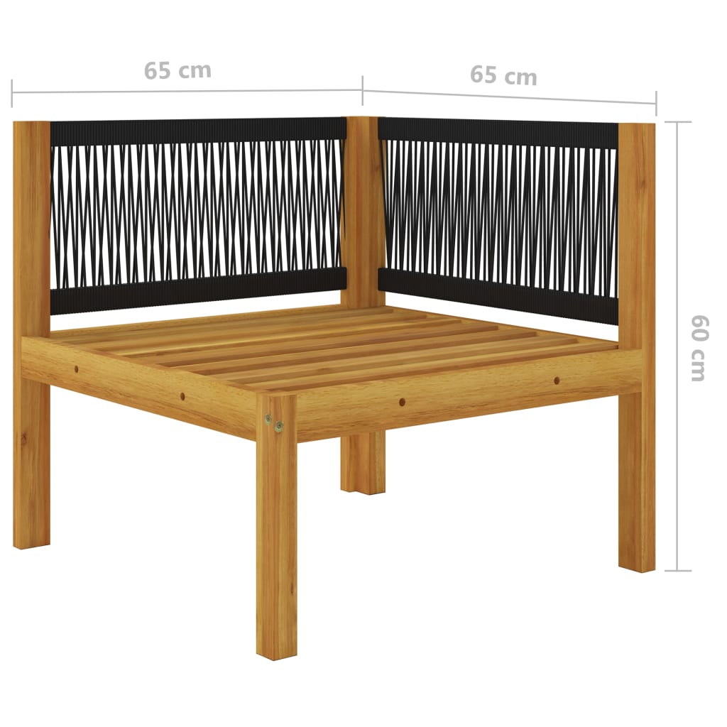 Minimalist 2 seater Garden Bench with Relaxing Seating Modern Living 