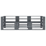 Minimalist Garden Pallet Sofa Grey 3 Relaxing Seating Modern Living
