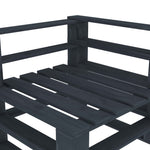 Minimalist Garden Pallet Sofa Grey 3 Relaxing Seating Modern Living