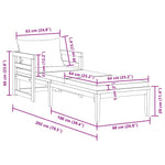 Versatile Sun Lounger with Cream White Living Space Upgrade Garden Leisure