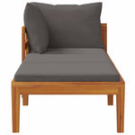Elegant Sun Lounger with 1 Armrest Living Space Upgrade Modern Living