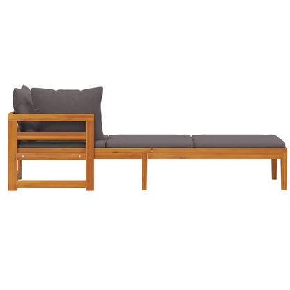 Elegant Sun Lounger with 1 Armrest Living Space Upgrade Modern Living 