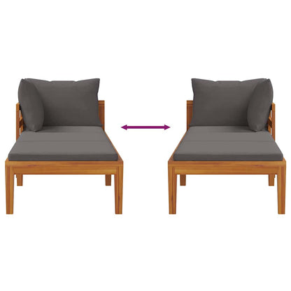 Elegant Sun Lounger with 1 Armrest Living Space Upgrade Modern Living 