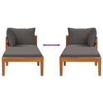 Elegant Sun Lounger with 1 Armrest Living Space Upgrade Modern Living