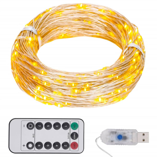  LED String with 150 LEDs Warm White 15 m