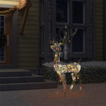 Acrylic Reindeer Christmas Decoration 140 LEDs Colourful