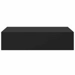 Wall Mounted Drawer Shelves Black Set of 2 | HomeAndLiving