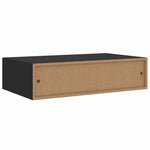 Wall Mounted Drawer Shelves Black Set of 2 | HomeAndLiving