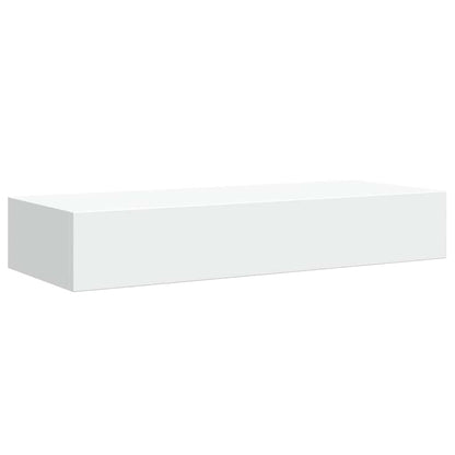 Wall Mounted Drawer Shelves 2pc White MDF | HomeAndLiving