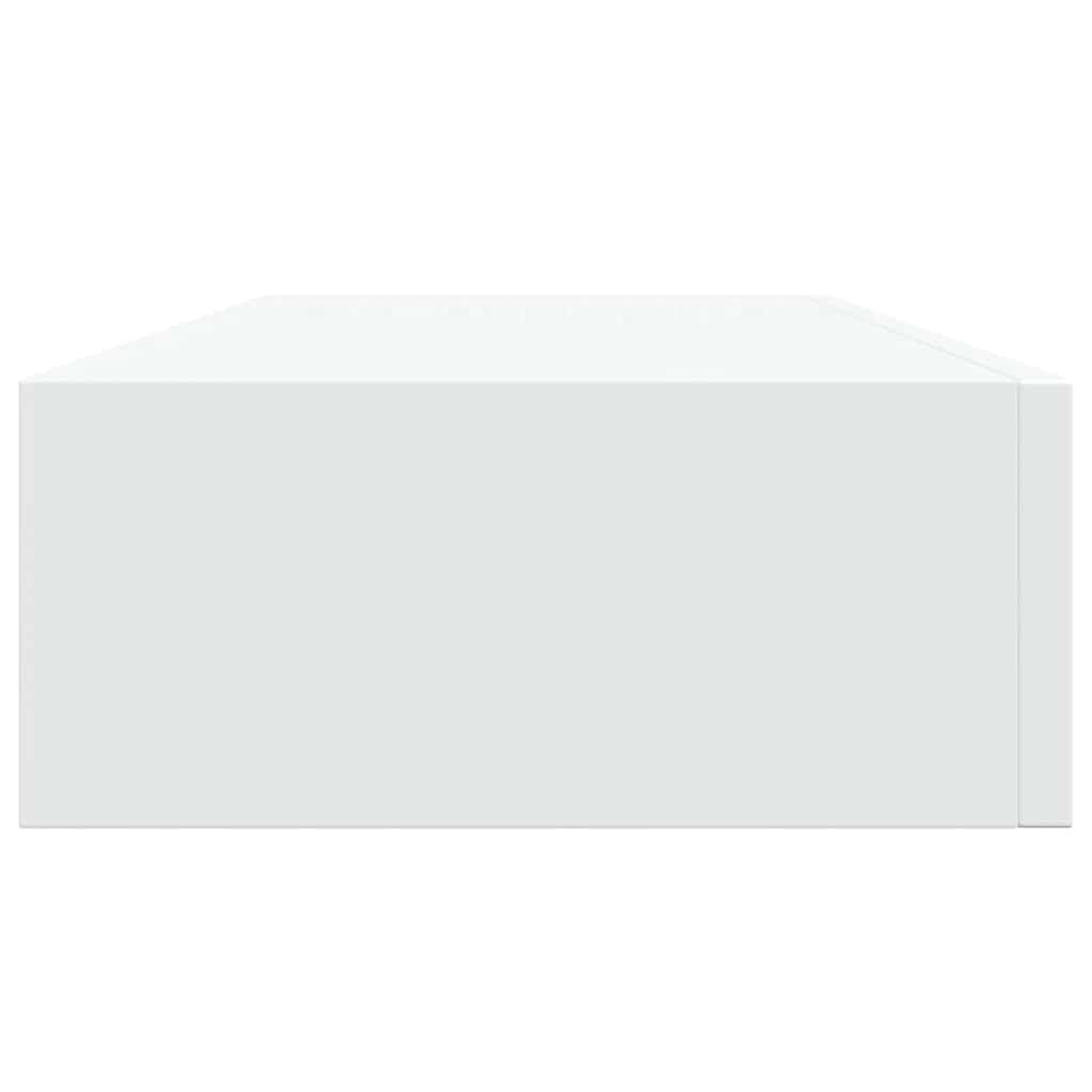 Wall Mounted Drawer Shelves 2pc White MDF | HomeAndLiving