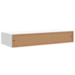 Wall Mounted Drawer Shelves 2pc White MDF | HomeAndLiving